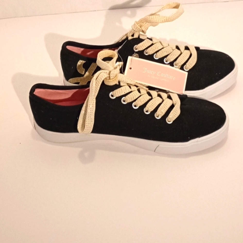 Juicy Couture Black Silver Briella Sneaker - Picture 2 of 7